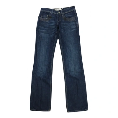 Pre-owned Juicy Couture Straight Jeans In Blue