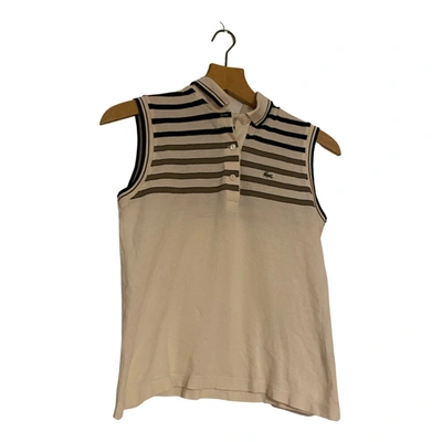 Pre-owned Lacoste Vest In Beige