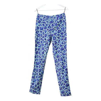 Pre-owned Peter Pilotto Slim Pants In Multicolour