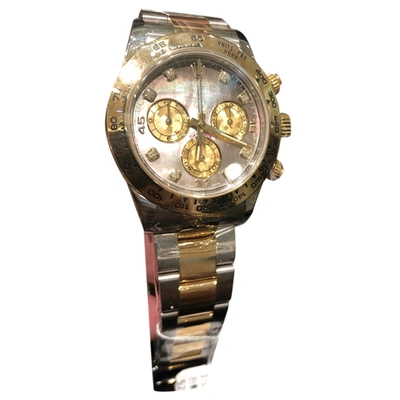 Pre-owned Rolex Daytona Watch In Gold