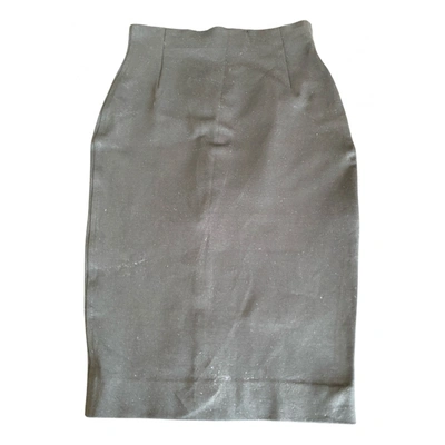 Pre-owned Custommade Mini Skirt In Grey
