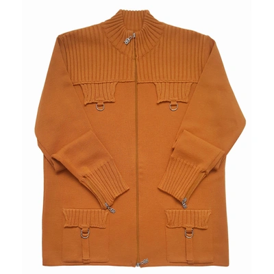 Pre-owned Renato Balestra Wool Twin-set In Orange