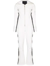 Cordova Aio Side-stripe Ski Suit In White