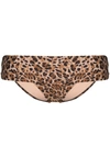 Melissa Odabash Provence Fold-over Bikini Swim Bottoms In Brown