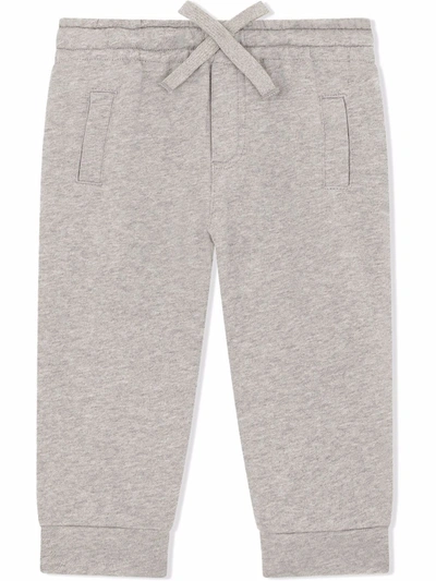 Dolce & Gabbana Babies' Logo-print Track Trousers In Grey