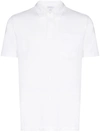 Sunspel Riviera Short-sleeve Polo Shirt In White