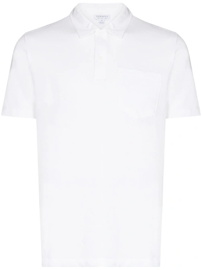 Sunspel Riviera Short-sleeve Polo Shirt In Lavender