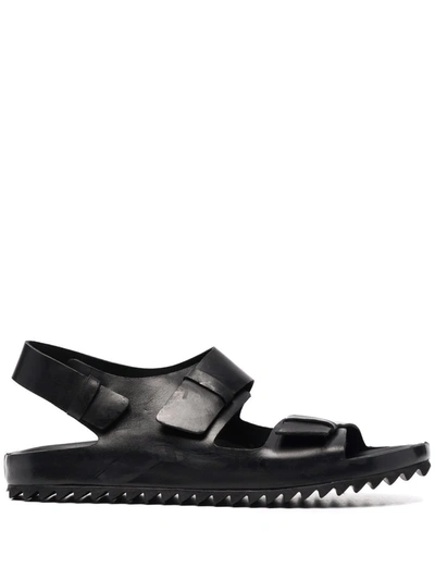 Officine Creative Agora Double Strap Sandals In Black