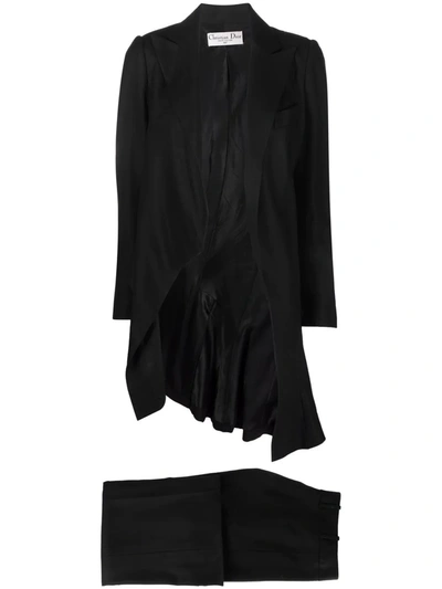 Pre-owned Dior 2008  Deconstructed Two-piece Suit In Black