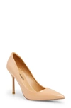 Jeffrey Campbell Nikia Pump In Dusty Nude Patent