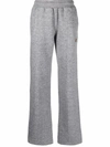 Golden Goose Heather Gray Cotton Dorotea Jogging Pants In Grey