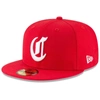 New Era Cincinnati Reds Retro Classic 59fifty Fitted Cap In Red