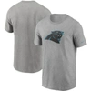 Nike Men's Heathered Gray Carolina Panthers Primary Logo T-shirt In Heather Gray