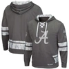 COLOSSEUM COLOSSEUM GRAY ALABAMA CRIMSON TIDE OHT MILITARY APPRECIATION LACE-UP PULLOVER HOODIE