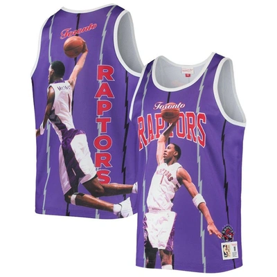 Mitchell & Ness Men's Tracy Mcgrady Purple Toronto Raptors Hardwood Classics Player Tank Top