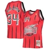 MITCHELL & NESS MITCHELL & NESS HAKEEM OLAJUWON RED HOUSTON ROCKETS 1996-97 HARDWOOD CLASSICS RELOAD 2.0 SWINGMAN JE