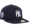 New Era Men's Navy New York Yankees 9/11 Memorial Side Patch 59fifty Fitted Hat In Navy