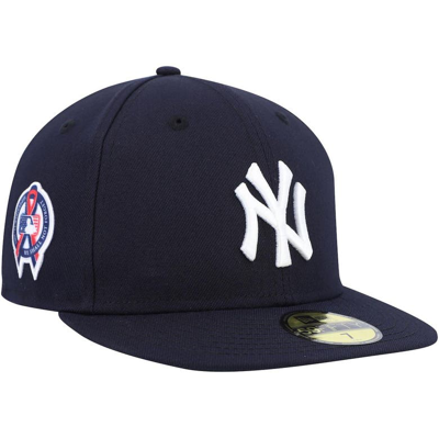 New Era Men's Navy New York Yankees 9/11 Memorial Side Patch 59fifty Fitted Hat In Navy