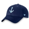 Fanatics Men's Deep Sea Navy Blue Seattle Kraken Secondary Logo Flex Hat In Navy