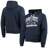 LEAGUE COLLEGIATE WEAR LEAGUE COLLEGIATE WEAR NAVY PENN STATE NITTANY LIONS VOLUME UP ESSENTIAL FLEECE PULLOVER HOODIE