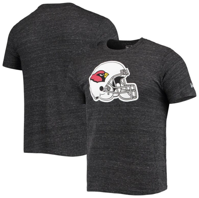 New Era Black Arizona Cardinals Helmet Logo Tri-blend T-shirt