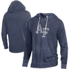 ALTERNATIVE APPAREL ALTERNATIVE APPAREL NAVY AIR FORCE FALCONS LOGO BURNOUT PULLOVER HOODIE