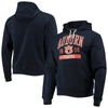 League Collegiate Wear Navy Auburn Tigers Volume Up Essential Fleece Pullover Hoodie In Navy
