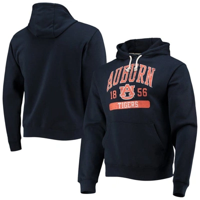 League Collegiate Wear Navy Auburn Tigers Volume Up Essential Fleece Pullover Hoodie