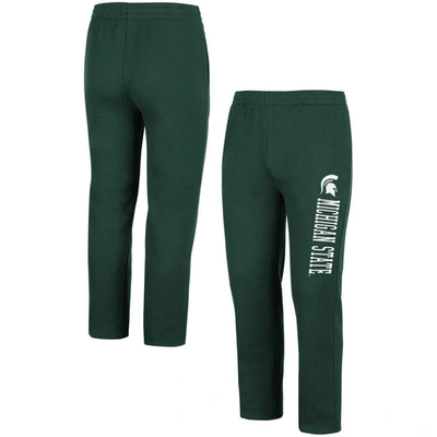 Colosseum Men's  Green Michigan State Spartans Fleece Trousers