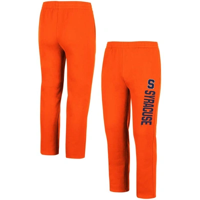 Colosseum Men's  Orange Syracuse Orange Fleece Trousers