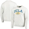 League Collegiate Wear Heathered Gray Ucla Bruins Upperclassman Pocket Pullover Sweatshirt In Heather Gray