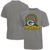 Junk Food Men's  Graphite Green Bay Packers Wonderland Infinity Vibe T-shirt In Graphite