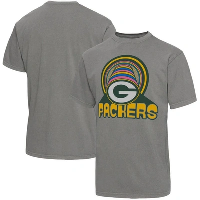 Junk Food Men's  Graphite Green Bay Packers Wonderland Infinity Vibe T-shirt