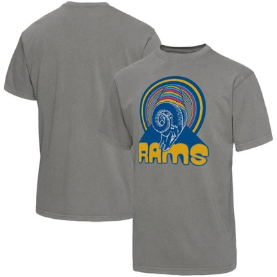 Junk Food Men's  Graphite Los Angeles Rams Wonderland Infinity Vibe T-shirt