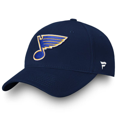 Fanatics Branded Navy St. Louis Blues Core Adjustable Hat