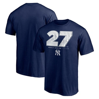 Fanatics Men's Navy New York Yankees Hometown World Series Titles T-shirt