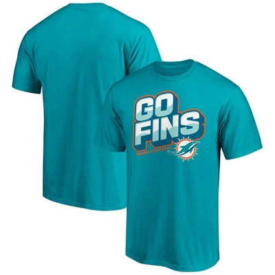Fanatics Branded Aqua Miami Dolphins Hometown Collection 1st Down T-shirt