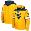 COLOSSEUM COLOSSEUM GOLD WEST VIRGINIA MOUNTAINEERS 2.0 LACE-UP PULLOVER HOODIE
