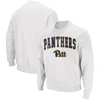 Colosseum Men's White Pitt Panthers Arch Logo Sweatshirt In White