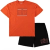 Concepts Sport Men's  Orange And Black San Francisco Giants Big And Tall T-shirt And Shorts Sleep Set In Orange
