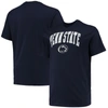 CHAMPION CHAMPION NAVY PENN STATE NITTANY LIONS BIG & TALL ARCH OVER WORDMARK T-SHIRT