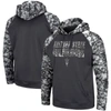 Colosseum Charcoal Arizona State Sun Devils Oht Military Appreciation Digital Camo Pullover Hoodie In Charcoal