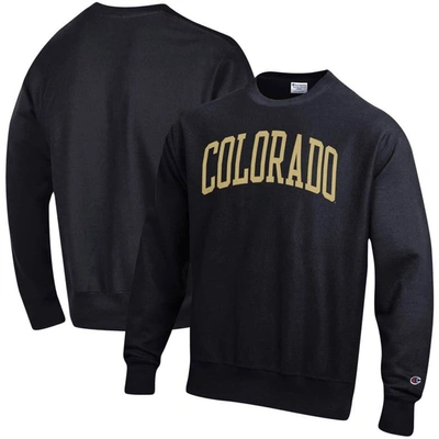Champion Black Colorado Buffaloes Arch Reverse Weave Pullover Sweatshirt