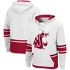 COLOSSEUM COLOSSEUM WHITE WASHINGTON STATE COUGARS LACE UP 3.0 PULLOVER HOODIE
