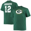 FANATICS FANATICS BRANDED AARON RODGERS GREEN GREEN BAY PACKERS BIG & TALL PLAYER NAME & NUMBER T-SHIRT