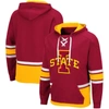 Colosseum Cardinal Iowa State Cyclones Lace Up 3.0 Pullover Hoodie In Cardinal