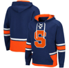 COLOSSEUM COLOSSEUM NAVY SYRACUSE ORANGE LACE UP 3.0 PULLOVER HOODIE