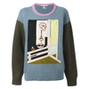 OLYMPIA LE-TAN Olympia Le-Tan x Galerie Perrotin skeleton embroidered jumper,FW16RKSW004