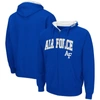 Colosseum Men's  Royal Air Force Falcons Arch And Logo 3.0 Full-zip Hoodie In Royal