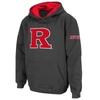 Stadium Athletic Youth  Charcoal Rutgers Scarlet Knights Big Logo Pullover Hoodie In Charcoal